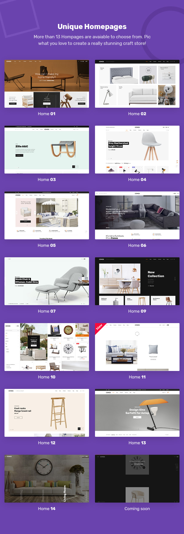 Cenos - Modern Furniture WooCommerce Theme - 2